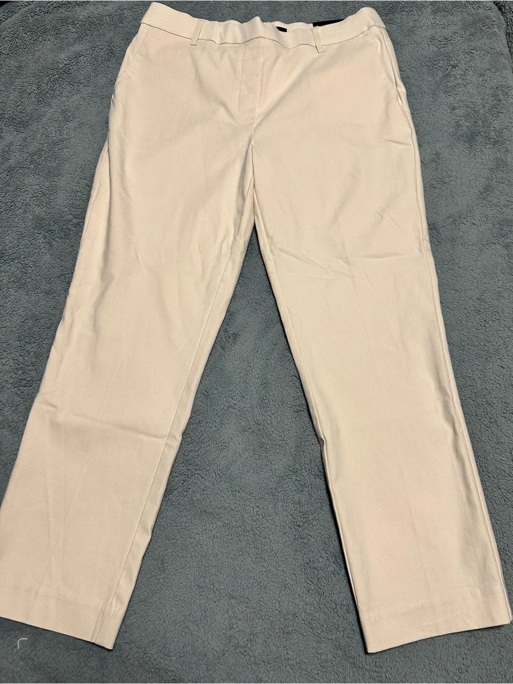 Jules & Leopold Cream Straight-Leg Chino Pants